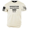 O.I.F.  OPERATION IRAQI FREEDOM VETERAN graphic t-shirt