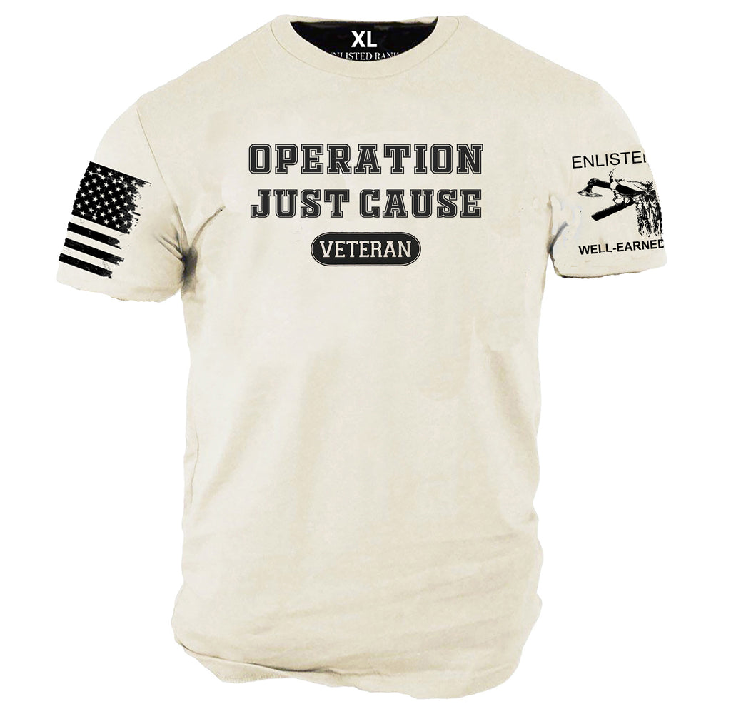 OPERATION JUST CAUSE VETERAN graphic t-shirt