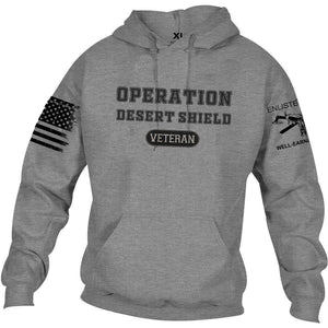 OPERATION DESERT SHIELD VETERAN graphic Hoodie