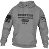 O.E.F.  OPERATION ENDURING FREEDOM VETERAN graphic Hoodie