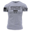 O.I.F.  OPERATION IRAQI FREEDOM VETERAN graphic t-shirt