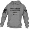 O.I.F.  OPERATION IRAQI FREEDOM VETERAN graphic Hoodie