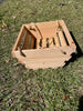 GARDEN BASKET/CRATE, ROPE HANDLES,  LOCAL PICKUP ONLY IN SUMMERVILLE, SC