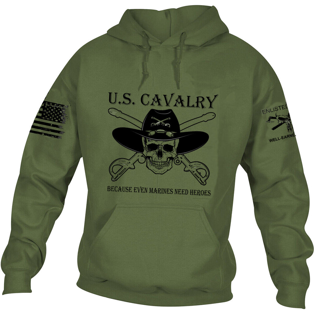 CAVALRY HEROES, Hoodie, Military Green