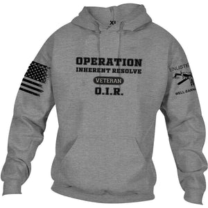 O.I.R. OPERATION INHERENT RESOLVE VETERAN graphic Hoodie