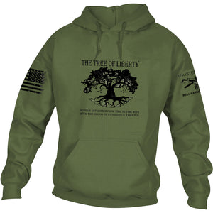 TREE OF LIBERTY, Hoodie, Military Green