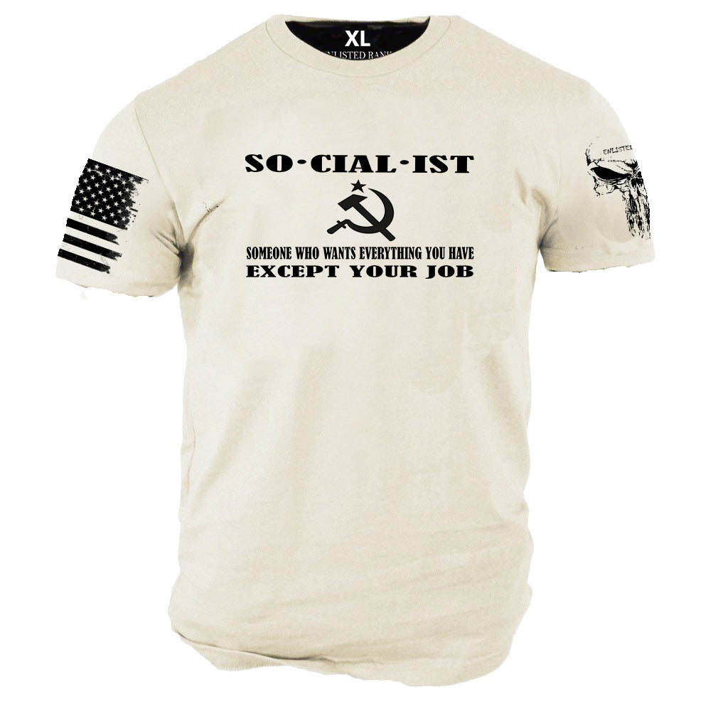 SOCIALIST, Enlisted Ranks graphic t-shirt