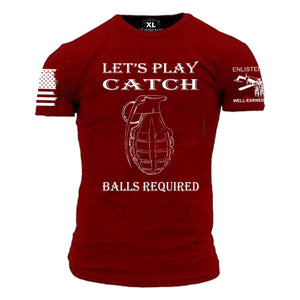 CATCH, Front Print, Cardinal Red