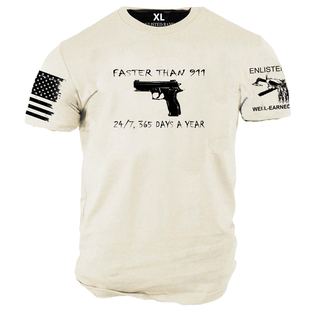 FASTER, Enlisted Ranks graphic t-shirt