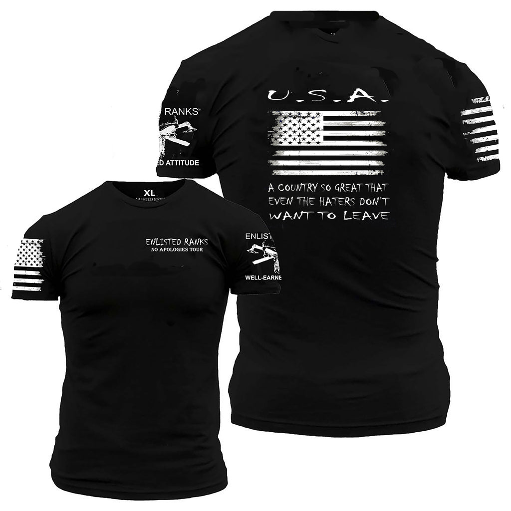 HATERS, Enlisted Ranks Graphic T-Shirt