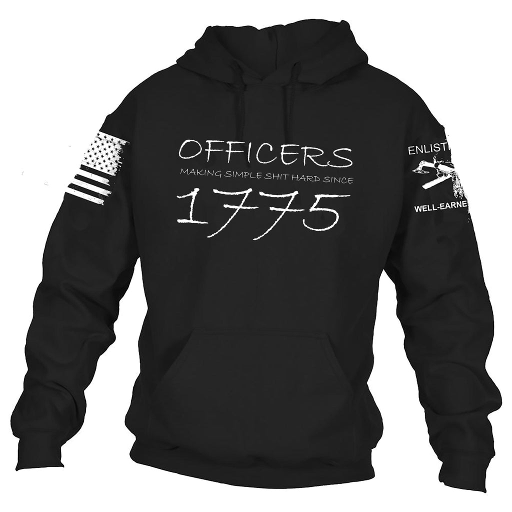 OFFICERS, Enlisted Ranks graphic hoodie