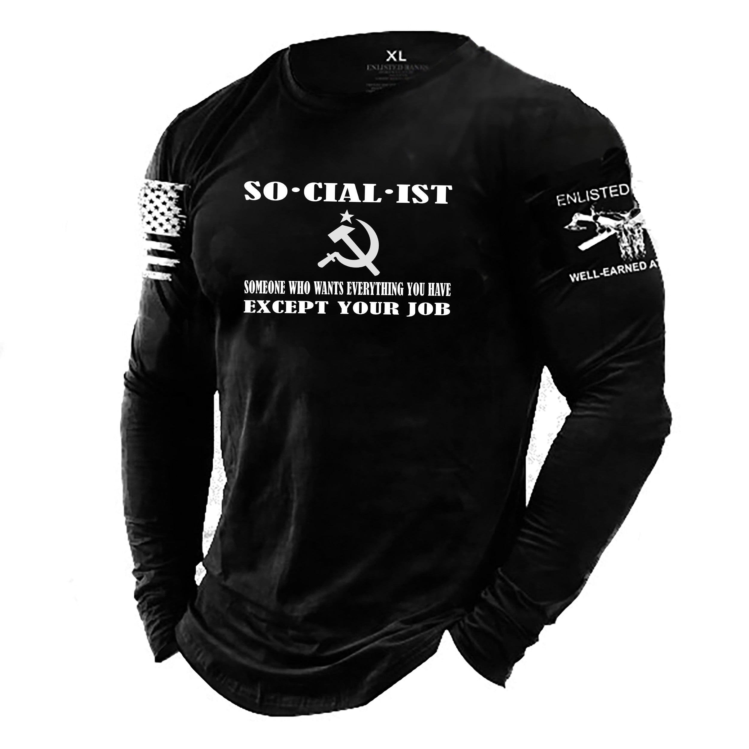 SOCIALIST, Long Sleeve T-Shirt