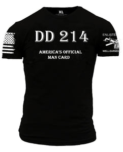 DD 214, Front Print, Black