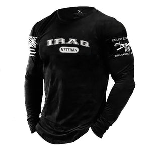IRAQ VETERAN, Long Sleeve T-Shirt